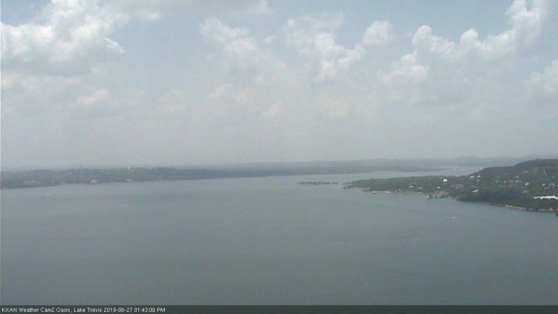 Lake Travis webcam, June 27, 2019 12:45 PM CT