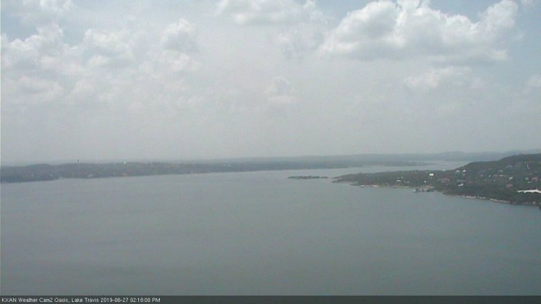 Lake Travis webcam, June 27, 2019 1:20 PM CT