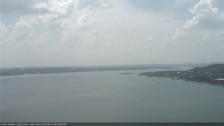 Lake Travis webcam, June 27, 2019 1:30 PM CT