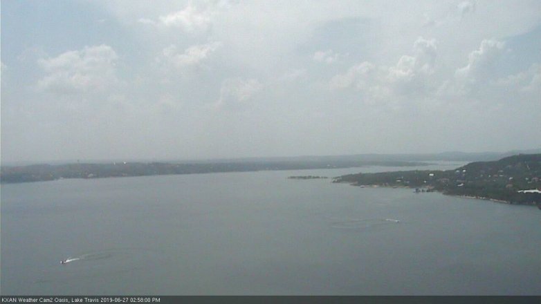 Lake Travis webcam, June 27, 2019 2:00 PM CT