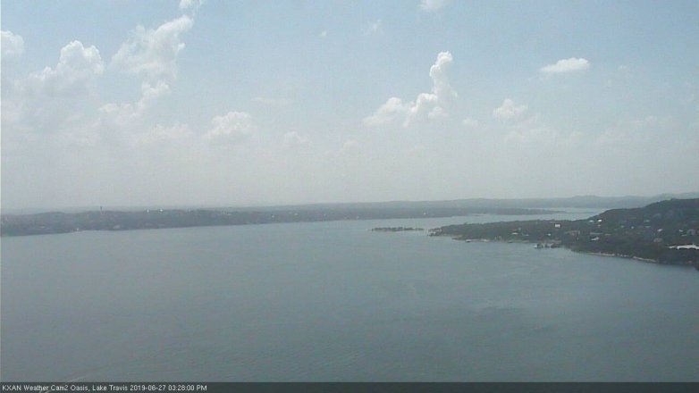 Lake Travis webcam, June 27, 2019 2:30 PM CT
