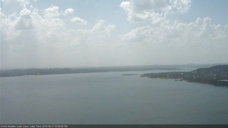 Lake Travis webcam, June 27, 2019 3:00 PM CT