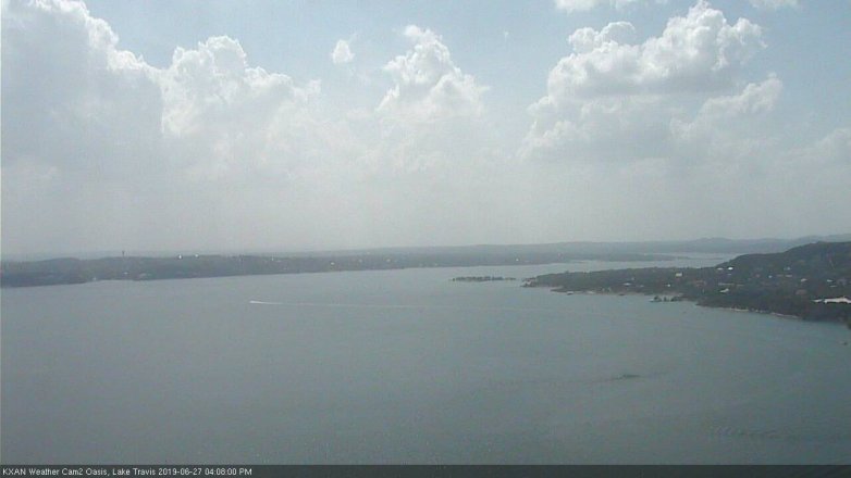 Lake Travis webcam, June 27, 2019 3:10 PM CT