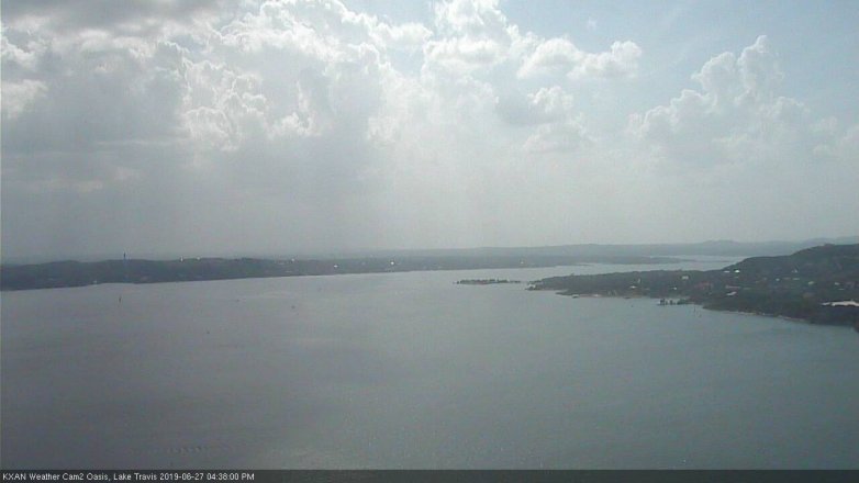 Lake Travis webcam, June 27, 2019 3:40 PM CT