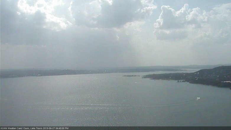 Lake Travis webcam, June 27, 2019 3:50 PM CT