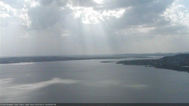 Lake Travis webcam, June 27, 2019 4:00 PM CT