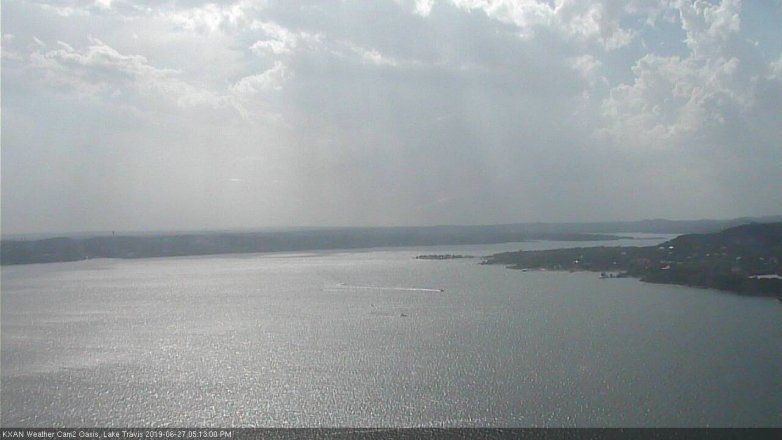 Lake Travis webcam, June 27, 2019 4:15 PM CT