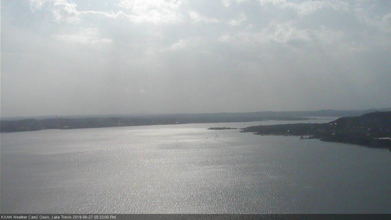 Lake Travis webcam, June 27, 2019 4:35 PM CT