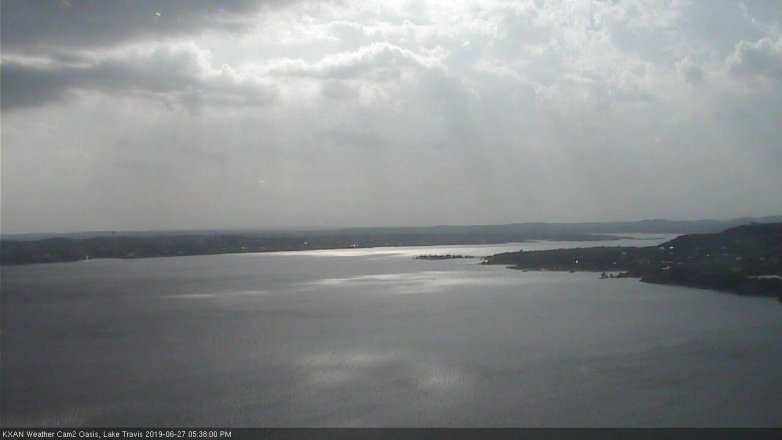 Lake Travis webcam, June 27, 2019 4:40 PM CT
