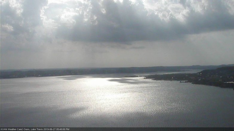 Lake Travis webcam, June 27, 2019 4:50 PM CT