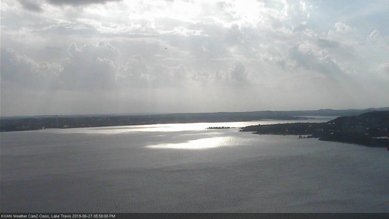 Lake Travis webcam, June 27, 2019 5:00 PM CT