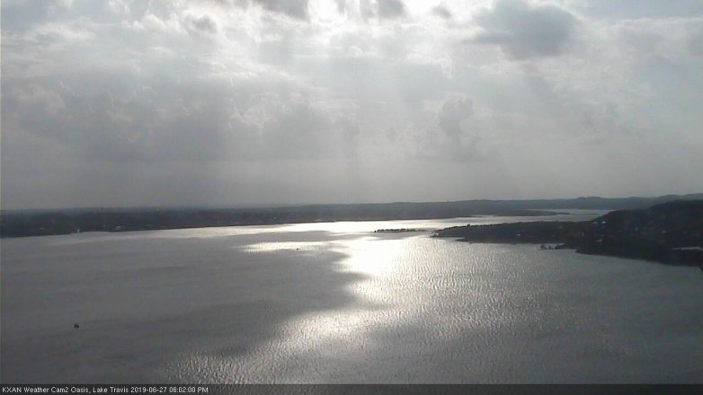 Lake Travis webcam, June 27, 2019 5:05 PM CT
