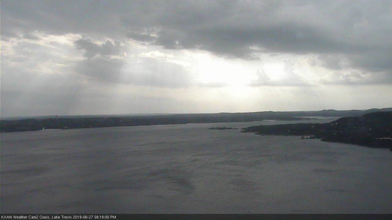 Lake Travis webcam, June 27, 2019 5:20 PM CT
