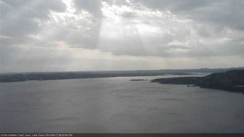 Lake Travis webcam, June 27, 2019 5:30 PM CT