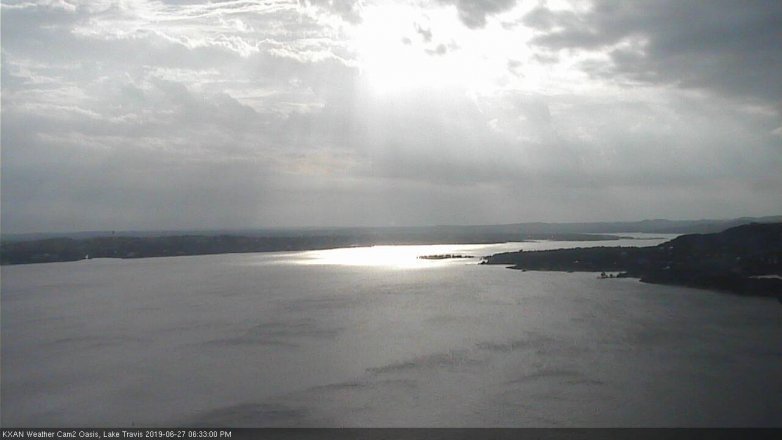 Lake Travis webcam, June 27, 2019 5:35 PM CT