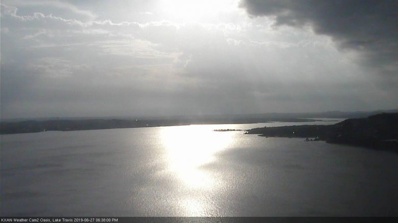 Lake Travis webcam, June 27, 2019 5:40 PM CT