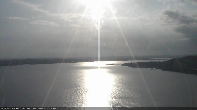 Lake Travis webcam, June 27, 2019 5:50 PM CT