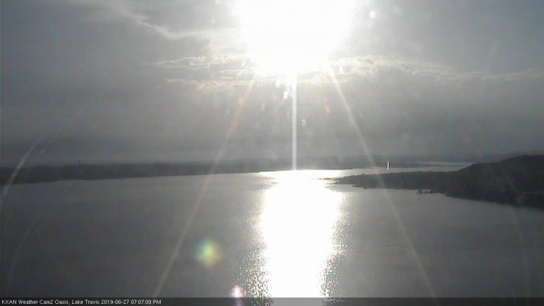 Lake Travis webcam, June 27, 2019 6:10 PM CT