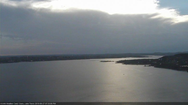 Lake Travis webcam, June 27, 2019 6:35 PM CT