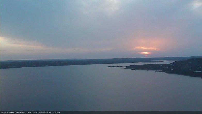 Lake Travis webcam, June 27, 2019 7:35 PM CT