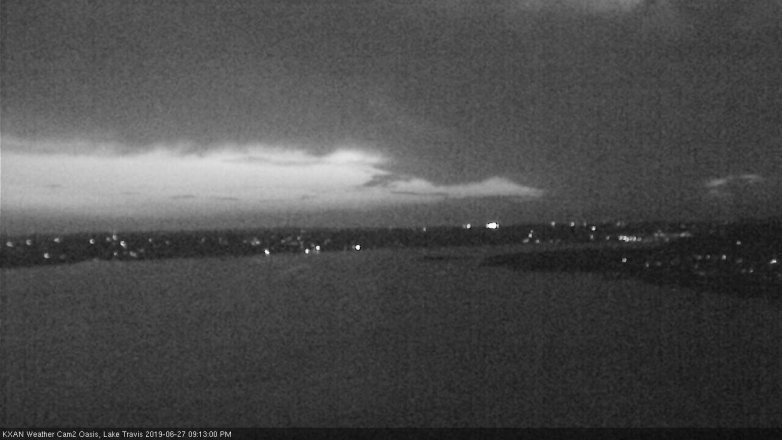 Lake Travis webcam, June 27, 2019 8:15 PM CT