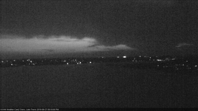 Lake Travis webcam, June 27, 2019 8:20 PM CT