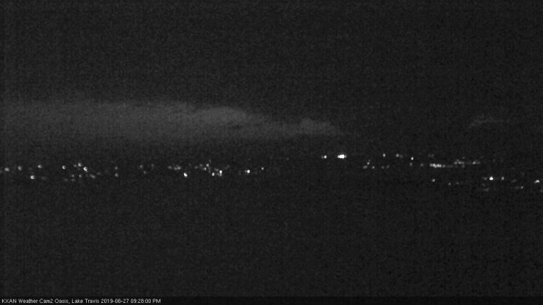 Lake Travis webcam, June 27, 2019 8:30 PM CT