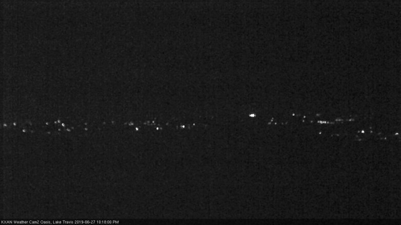 Lake Travis webcam, June 27, 2019 9:20 PM CT