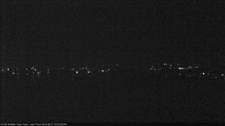 Lake Travis webcam, June 27, 2019 9:55 PM CT