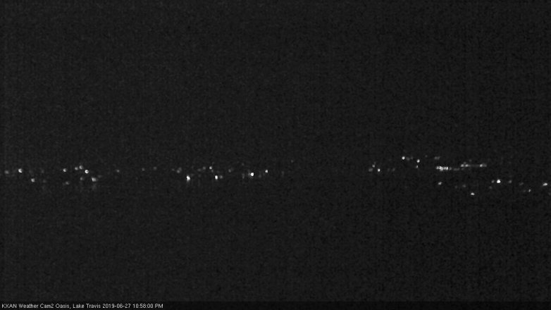 Lake Travis webcam, June 27, 2019 10:00 PM CT