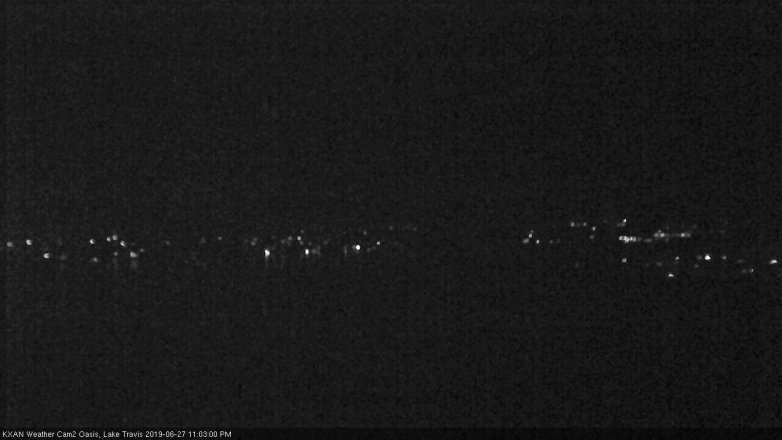 Lake Travis webcam, June 27, 2019 10:05 PM CT