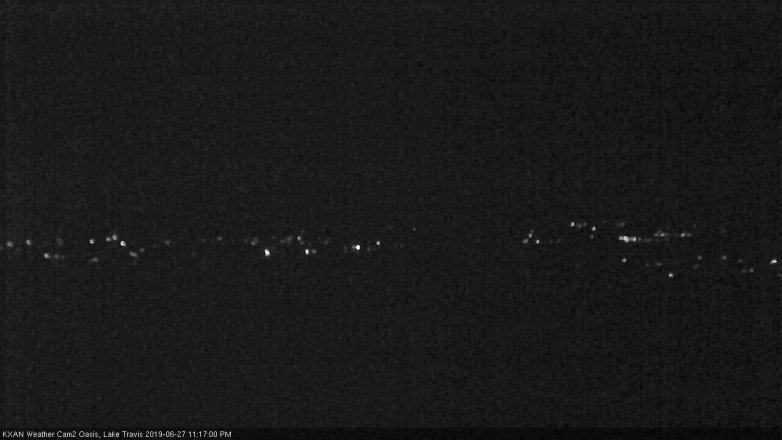 Lake Travis webcam, June 27, 2019 10:20 PM CT