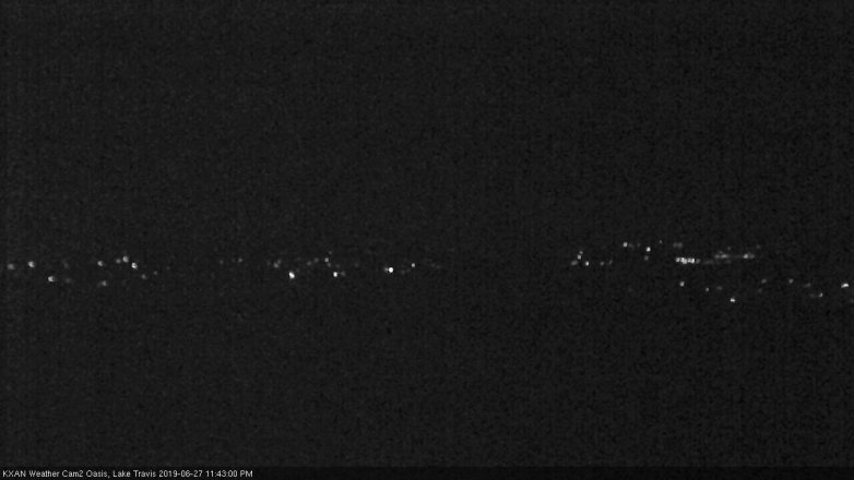 Lake Travis webcam, June 27, 2019 10:45 PM CT
