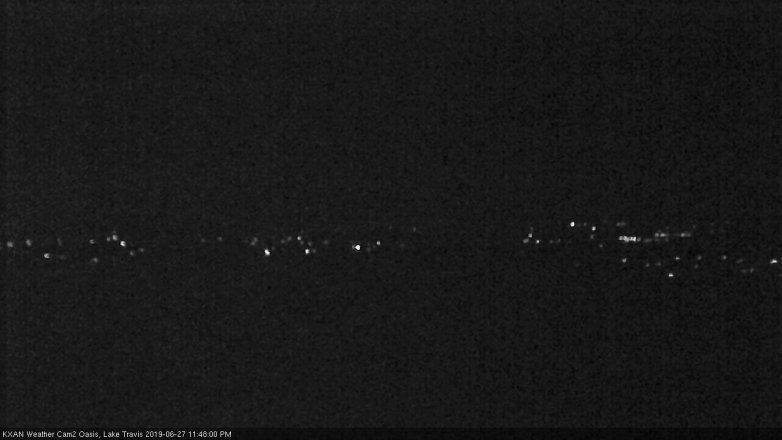 Lake Travis webcam, June 27, 2019 10:50 PM CT
