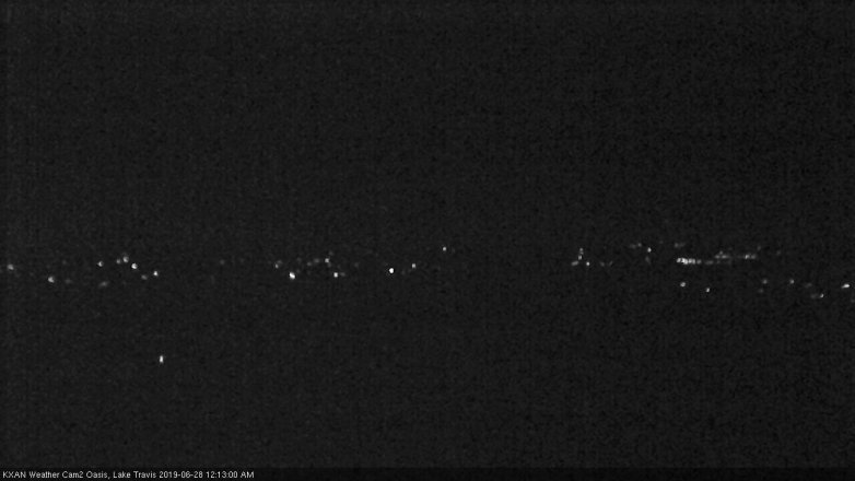 Lake Travis webcam, June 27, 2019 11:15 PM CT