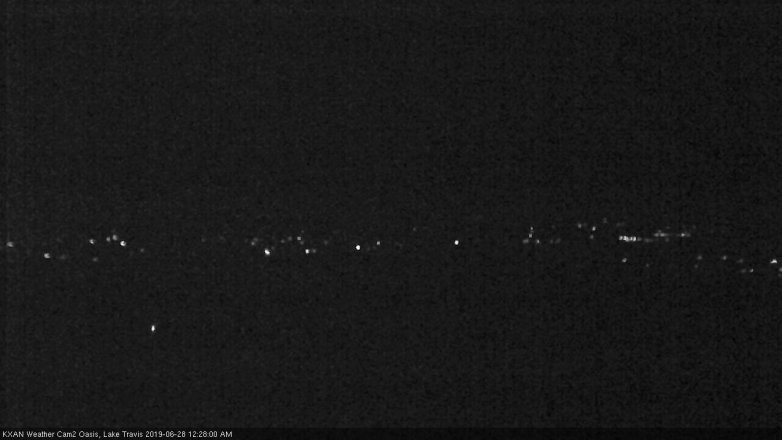 Lake Travis webcam, June 27, 2019 11:30 PM CT
