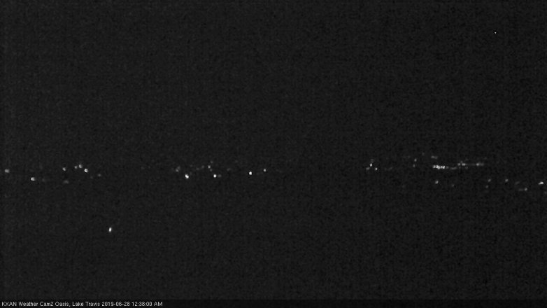 Lake Travis webcam, June 27, 2019 11:40 PM CT