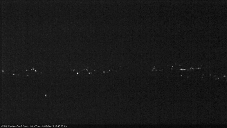 Lake Travis webcam, June 27, 2019 11:45 PM CT