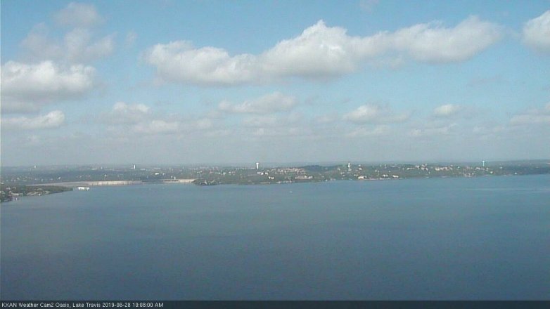 Lake Travis webcam, June 28, 2019 9:10 AM CT