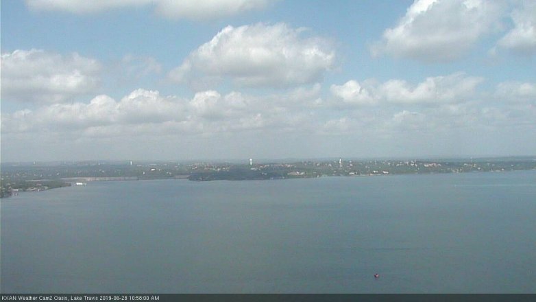 Lake Travis webcam, June 28, 2019 10:00 AM CT