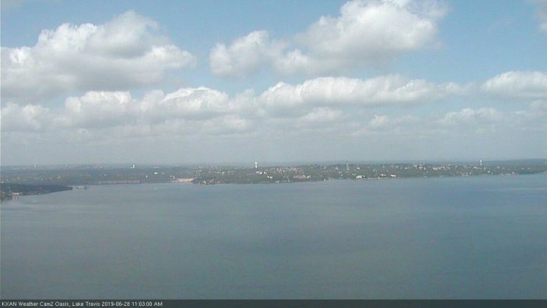 Lake Travis webcam, June 28, 2019 10:05 AM CT