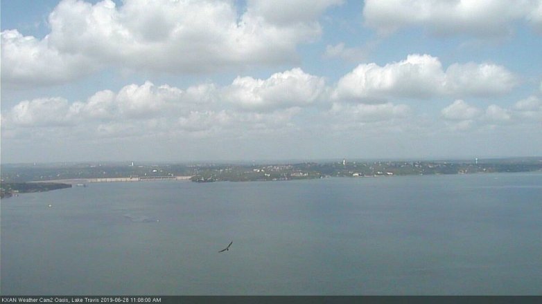 Lake Travis webcam, June 28, 2019 10:10 AM CT