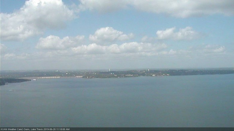 Lake Travis webcam, June 28, 2019 10:20 AM CT