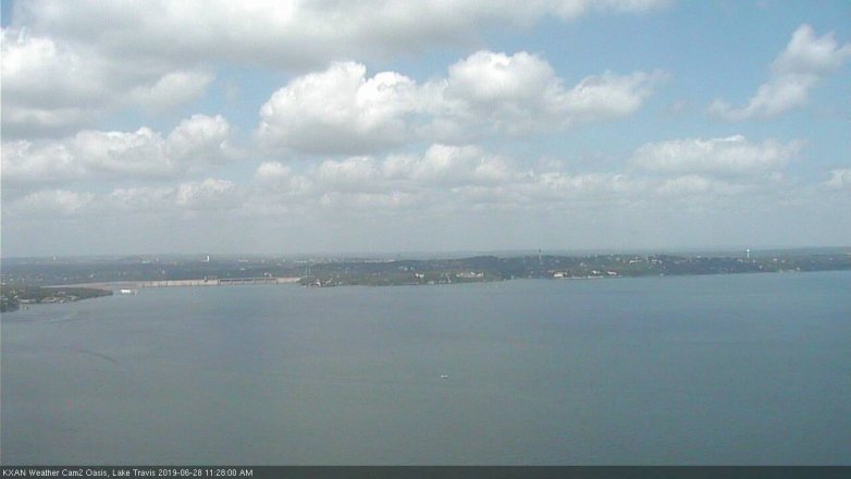 Lake Travis webcam, June 28, 2019 10:30 AM CT