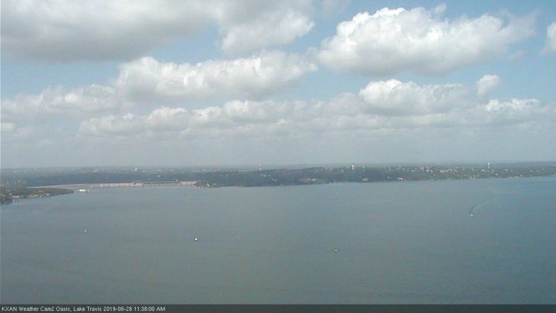 Lake Travis webcam, June 28, 2019 10:40 AM CT