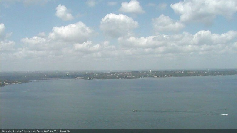 Lake Travis webcam, June 28, 2019 11:00 AM CT