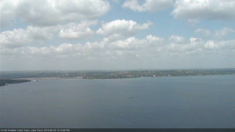 Lake Travis webcam, June 28, 2019 11:15 AM CT