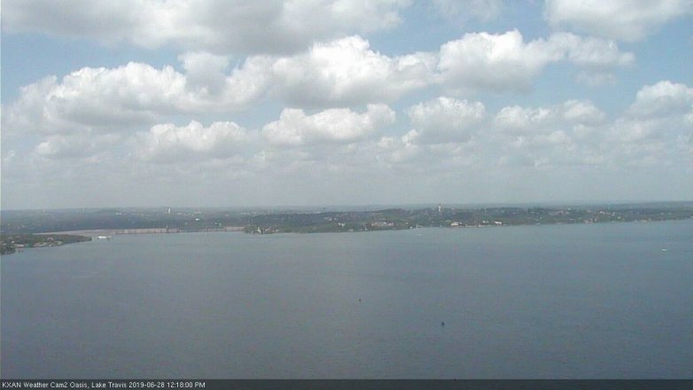 Lake Travis webcam, June 28, 2019 11:20 AM CT
