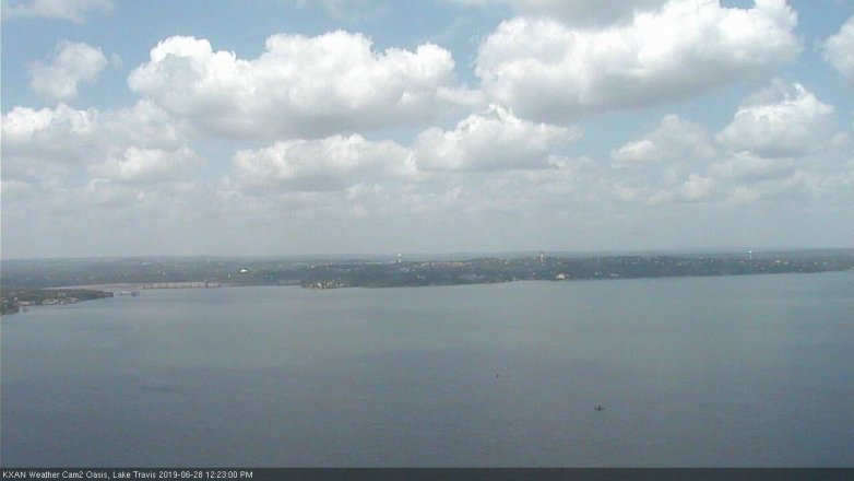 Lake Travis webcam, June 28, 2019 11:25 AM CT