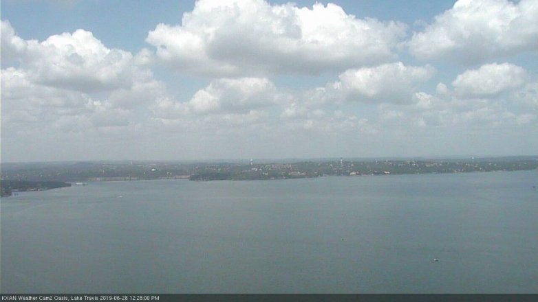 Lake Travis webcam, June 28, 2019 11:30 AM CT